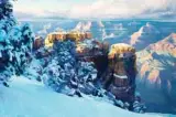 Curt Walters, Snow at the Grand Canyon, Oil on canvas