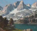 Alpine Lake by Edgar Alwin Payne, Oil on canvas, sold Apr 2017