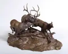 Clark Bronson, Spooked, Bronze, cast number 19/50