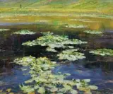 Rod Goebel, Lilies, Oil on canvas