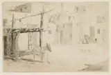 Edward Borein, Noontime in Taos, Etching & Dry point