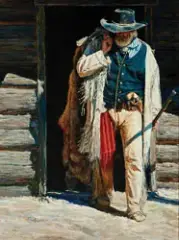 Charles Schridde, Locked and Loaded, Oil on canvas
