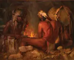 Buck McCain, The Oracle, Oil on canvas