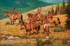 Steven Lang, In Black Hills Country, Oil on canvas