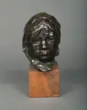 George Carlson, Collection of 4 Busts, Bronze