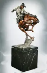 Austin Barton, Attitude Adjustment, Bronze, cast number 7/20
