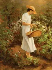 David Griffin, Morning Rose, Oil on canvas