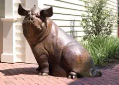 Sandy Scott, Eat More Beef II, Bronze, cast number 6/75