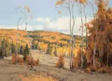 Scott Christensen, Big Sandy Autumn, Oil on board