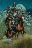 With Carbines Drawn by Frank McCarthy, Oil on canvas, sold Apr 2018