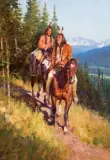 Down From the High Country by Jim Norton, Oil on board, sold Apr 2018