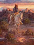 Roy Andersen, Canyon Watch, Oil on canvas