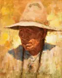 Howard Terpning, Northern Blackfeet, Oil on canvas