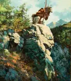 Howard Terpning, He Saw the Enemy Coming