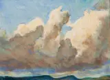 Maynard Dixon, Love to Babette, Mixed Media