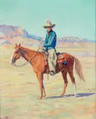 Henry Balink, Cowboy, Oil on canvas
