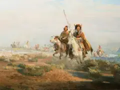 John Clymer, Return from the Hunt, Oil on board