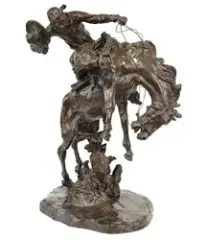 Charles Marion Russell, A Bronc Twister, Bronze