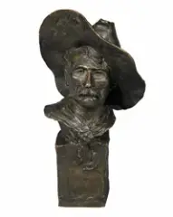 The Sergeant by Frederic Remington, Bronze, cast No 31, sold Apr 2018