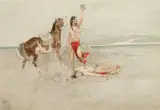 The Victor Counting Coup by Charles Marion Russell, Watercolor, sold Apr 2018