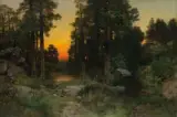 Thomas Moran, Solitude. The Coconino Forest, Arizona, Oil on canvas