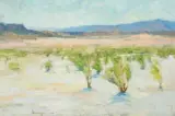 Richard Schmid, San Felipe Desert, New Mexico, Oil on canvas