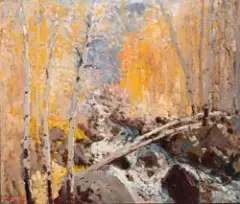 Fremont Ellis, Santa Isabella Creek, Oil on canvas