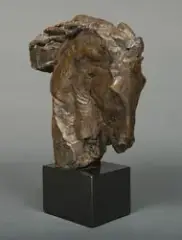 The Conqueror by George Carlson, Bronze, cast number 13/21, sold Apr 2018
