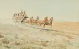 Stagecoach by Edward Borein, Watercolor, offered Apr 2018