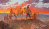 Roy Andersen, Trail of Distant Smoke, Oil on canvas