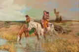 Olaf Carl Seltzer, Moving, Oil on canvas