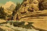 Leaving No Trail by Frank McCarthy, oil on Masonite, sold Apr 2018