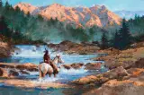 C. Michael Dudash, At One with His World, Oil on board