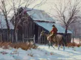 Time to Quit by Martin Grelle, Oil on canvas, sold Apr 2018
