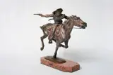 Pony Express II by Harry Jackson, Bronze, cast number PEII 47, sold Apr 2018