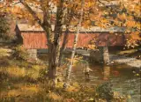 Robert Kennedy Abbett, Changing Pools, Oil on board