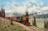 Tucker Smith, Colorado Narrow Gauge, Oil on canvas