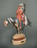 Washakie II by Harry Jackson, Bronze, cast number WAII 12P, sold Apr 2018