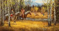 Gerry Metz, Keepin’ Watch, Oil on board