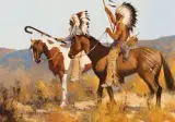 Richard Thomas, Advance Party, Oil on board
