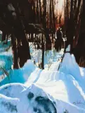 Oleg Stavrowsky, Silent Journey, Oil on canvas