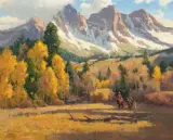 Phil Starke, Early Winter Colorado, Oil on canvas