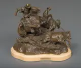 Herb Mignery, Cage of Coils, Bronze, cast number 1/9