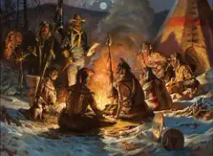 William Ahrendt, Flags of Truce, Oil on canvas