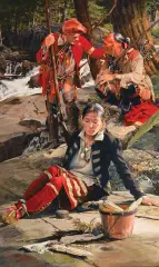 John Buxton, Kinsman to the Shawnee, Oil on canvas