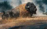 Nancy Glazier, Fire in the Hole, Oil on canvas