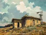 Eric Sloane, Abandoned, Oil on board