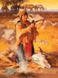Roy Andersen, Buffalo Offering, Oil on canvas