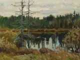 Philip Russell Goodwin, Wilderness Pond, Oil on board