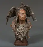 Two Ravens by John Coleman, Bronze, cast number 13/20, sold Apr 2019